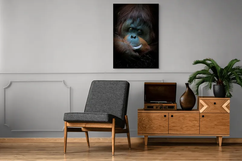 Tablou Canvas, "Tăcerea înțeleaptă a pădurii tropicale", I'm unable to guess who this might be., 70 x 100 cm – poza 6