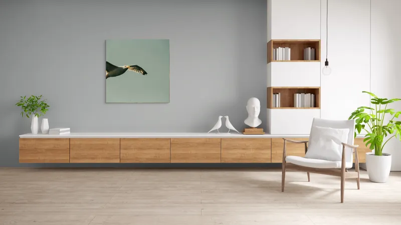 Tablou Canvas, "Zborul liber al pescărușului alb", Pescăruș, Cer, Zbor, Libertate, Liniște, Aripi, Seninătate, 100 x 100 cm – poza 8