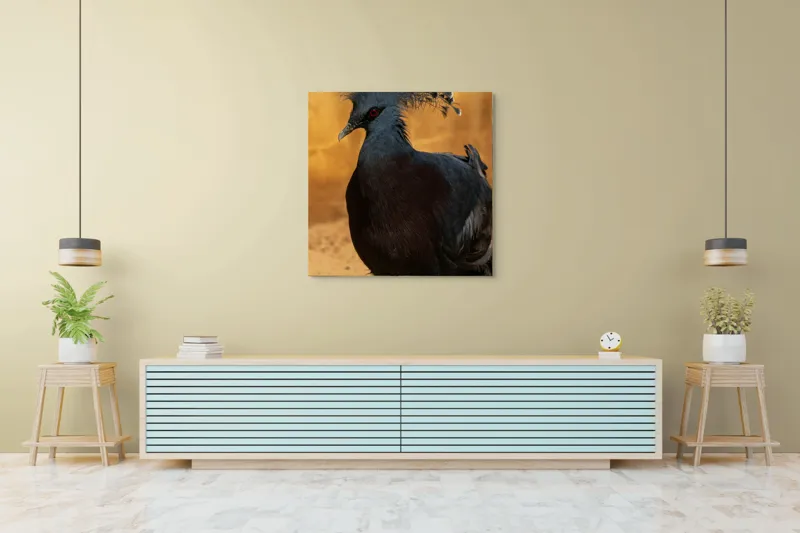 Tablou Canvas, "Nu știu cine este în imagine.", Mândrie, Eleganță, Delicatețe, Splendoare, Mister, Exotism, Noblete, Grandoare, 100 x 100 cm – poza 5
