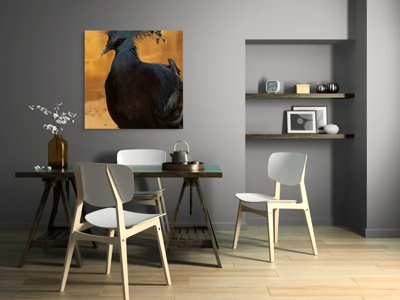Tablou Canvas, "Nu știu cine este în imagine.", Mândrie, Eleganță, Delicatețe, Splendoare, Mister, Exotism, Noblete, Grandoare, 100 x 100 cm – poza 6