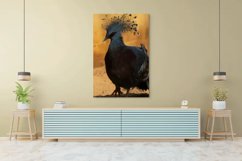 Tablou Canvas, "Nu știu cine este în imagine.", Mândrie, Eleganță, Delicatețe, Splendoare, Mister, Exotism, Noblete, Grandoare, 100 x 150 cm – poza 4