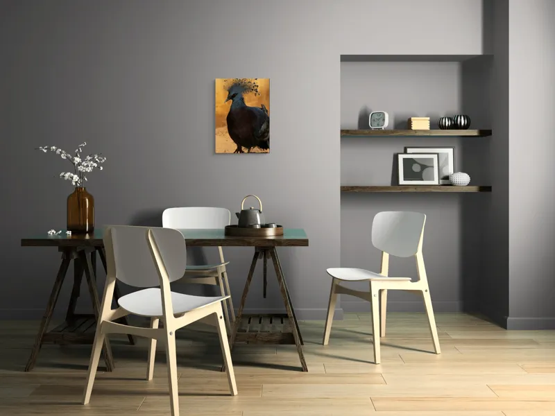 Tablou Canvas, "Nu știu cine este în imagine.", Mândrie, Eleganță, Delicatețe, Splendoare, Mister, Exotism, Noblete, Grandoare, 39 x 54 cm – poza 7