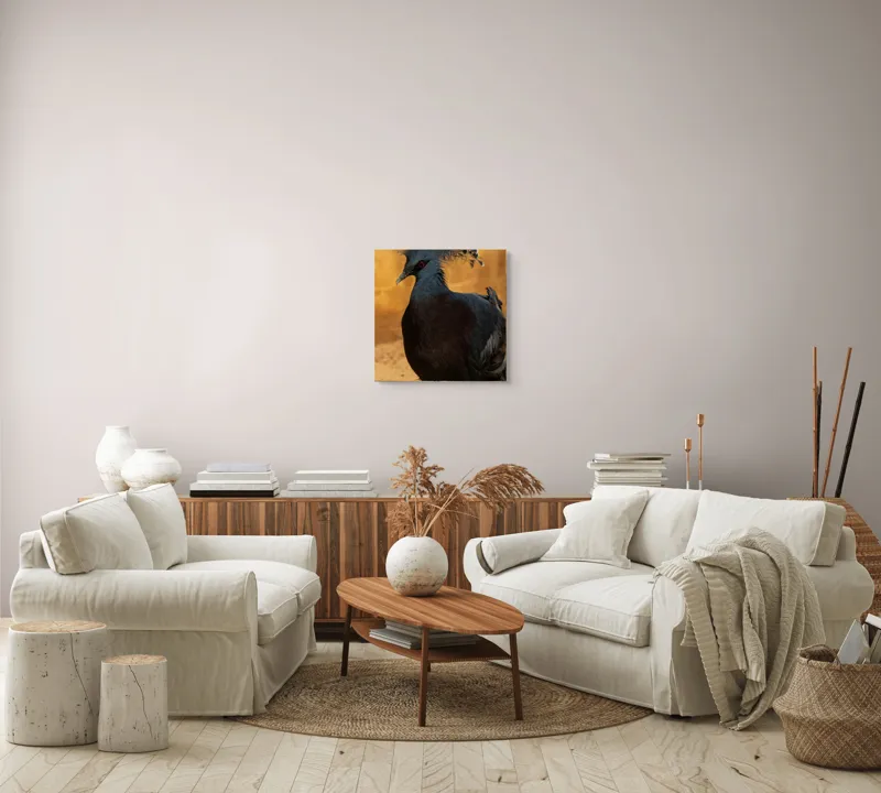 Tablou Canvas, "Nu știu cine este în imagine.", Mândrie, Eleganță, Delicatețe, Splendoare, Mister, Exotism, Noblete, Grandoare, 50 x 50 cm – poza 7