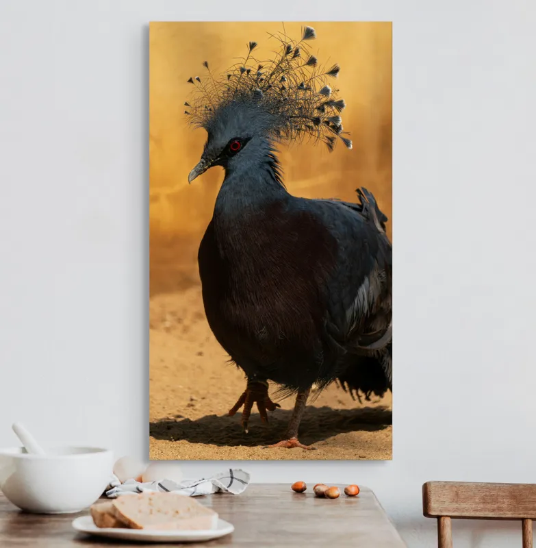 Tablou Canvas, "Nu știu cine este în imagine.", Mândrie, Eleganță, Delicatețe, Splendoare, Mister, Exotism, Noblete, Grandoare, 50 x 90 cm – poza 3