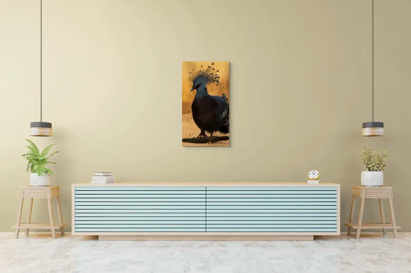 Tablou Canvas, "Nu știu cine este în imagine.", Mândrie, Eleganță, Delicatețe, Splendoare, Mister, Exotism, Noblete, Grandoare, 50 x 90 cm – poza 6