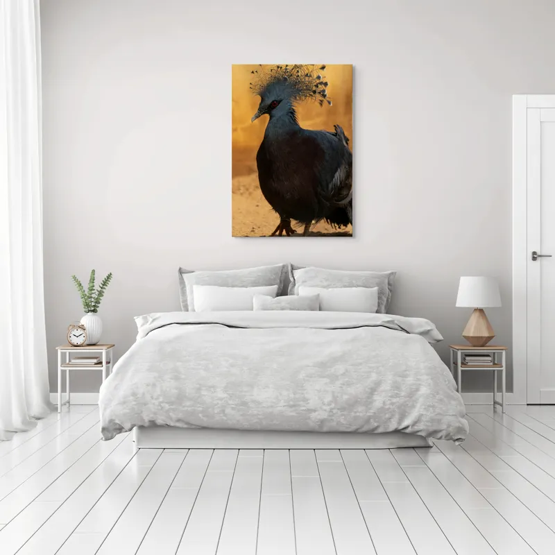 Tablou Canvas, "Nu știu cine este în imagine.", Mândrie, Eleganță, Delicatețe, Splendoare, Mister, Exotism, Noblete, Grandoare, 70 x 100 cm – poza 3