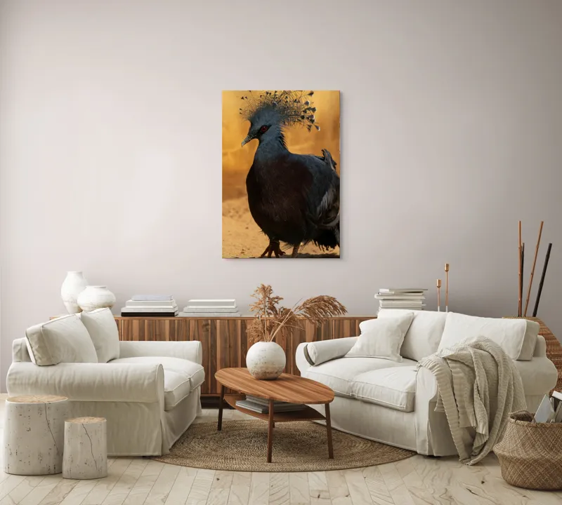 Tablou Canvas, "Nu știu cine este în imagine.", Mândrie, Eleganță, Delicatețe, Splendoare, Mister, Exotism, Noblete, Grandoare, 70 x 100 cm – poza 4