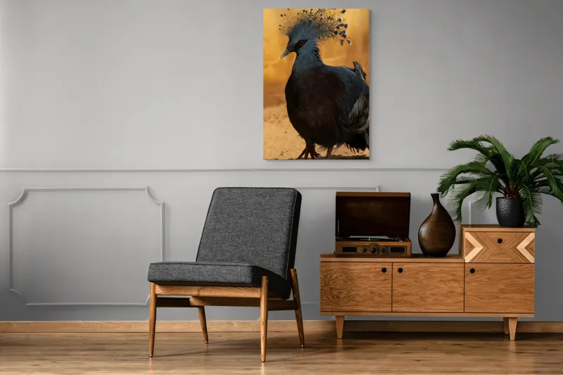 Tablou Canvas, "Nu știu cine este în imagine.", Mândrie, Eleganță, Delicatețe, Splendoare, Mister, Exotism, Noblete, Grandoare, 70 x 100 cm – poza 6