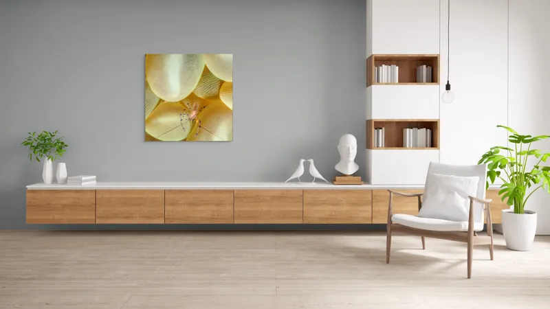 Tablou Canvas, "Crevețel printre corali molatici", Curiozitate, Fragilitate, Ocean, Detaliu, Contrast, Creativitate, Mister, Ecosistem, 100 x 100 cm – poza 8