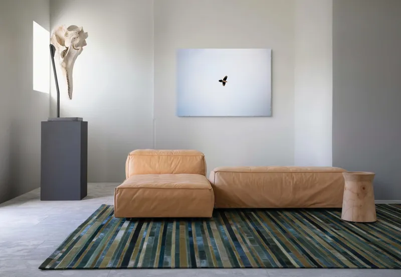 Tablou Canvas, "Pasărea în zbor spre zare", Pasăre, Cer, Vedere, Zbor, Aripi, Singurătate, Liniște, Înalțime, 100 x 70 cm – poza 7