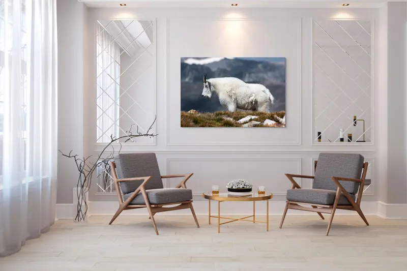 Tablou Canvas, "Un muntean solitar în vârf de lume", Nu pot să spun ce tip de animal este acesta., 150 x 100 cm – poza 7