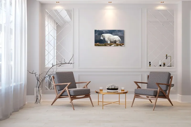 Tablou Canvas, "Un muntean solitar în vârf de lume", Nu pot să spun ce tip de animal este acesta., 90 x 50 cm – poza 7