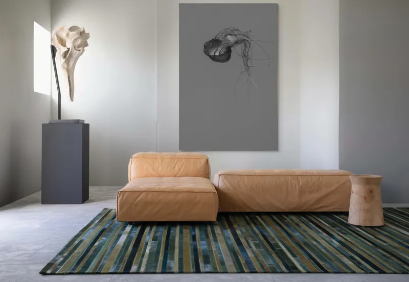 Tablou Canvas, "Dansul grațios al meduzei solitare", Mister, Grațiozitate, Singurătate, Eteric, Delicatețe, Contemplare, Siluetă, Eleganță, 100 x 150 cm – poza 7