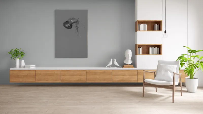 Tablou Canvas, "Dansul grațios al meduzei solitare", Mister, Grațiozitate, Singurătate, Eteric, Delicatețe, Contemplare, Siluetă, Eleganță, 100 x 150 cm – poza 8