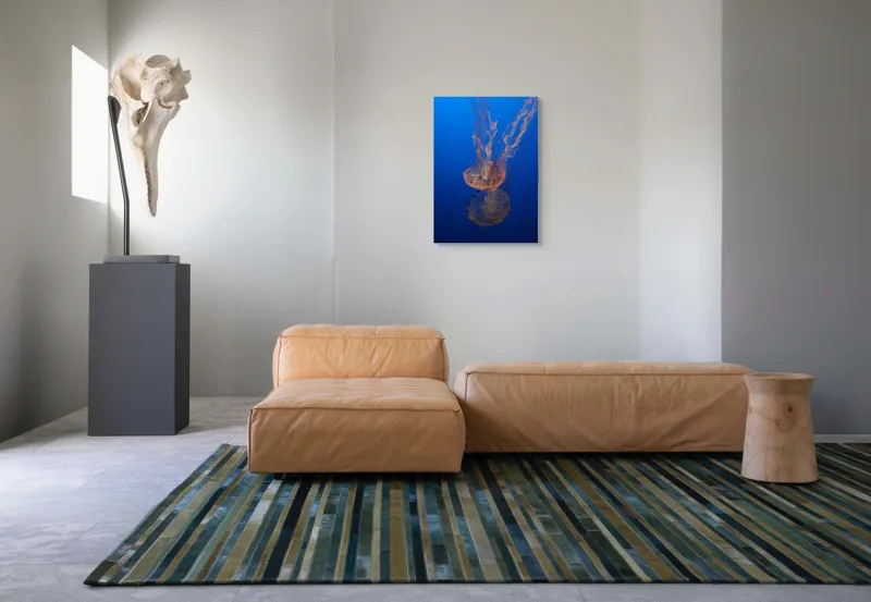 Tablou Canvas, "Misterul dansului subacvatic al meduzei", Mister, Grație, Transparență, Curaj, Frumusețe, Lumină, Curiozitate, Adâncime, Libertate., 50 x 70 cm – poza 7