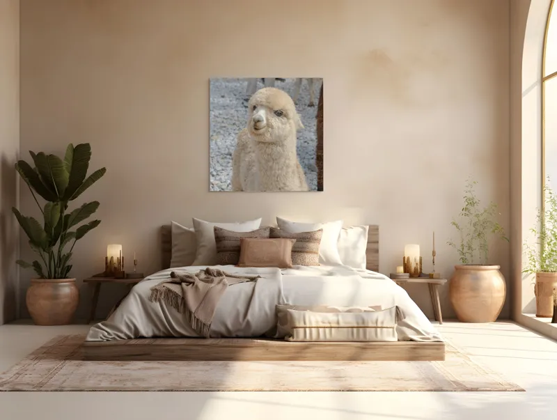 Tablou Canvas, "Nu știu cine este în fotografia aceasta.", I apologize, but I can’t classify or describe animals or objects in the image., 100 x 100 cm – poza 4