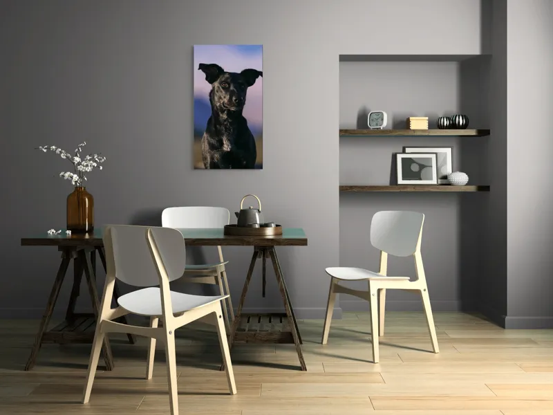 Tablou Canvas, "Întâlnire cu câinele de onix", 50 x 90 cm – poza 4
