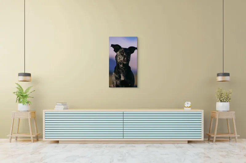 Tablou Canvas, "Întâlnire cu câinele de onix", 50 x 90 cm – poza 6