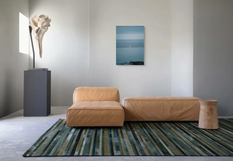 Tablou Canvas, "Pescărușul singuratic pe întinderea albastră", Vast, Serene, Tranquil, Endless, Majestic, 50 x 70 cm – poza 7