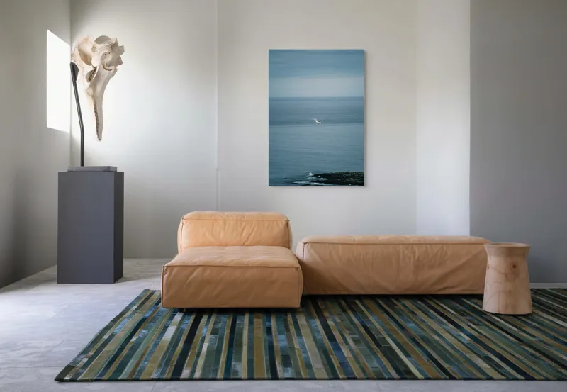 Tablou Canvas, "Pescărușul singuratic pe întinderea albastră", Vast, Serene, Tranquil, Endless, Majestic, 70 x 100 cm – poza 7