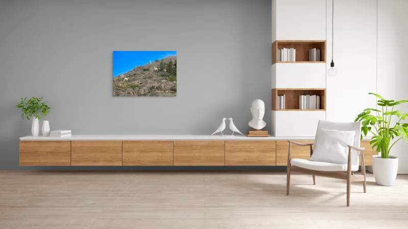 Tablou Canvas Capre pe Stâncile Muntelui - Natură și Libertate, 100 x 70 cm – poza 6