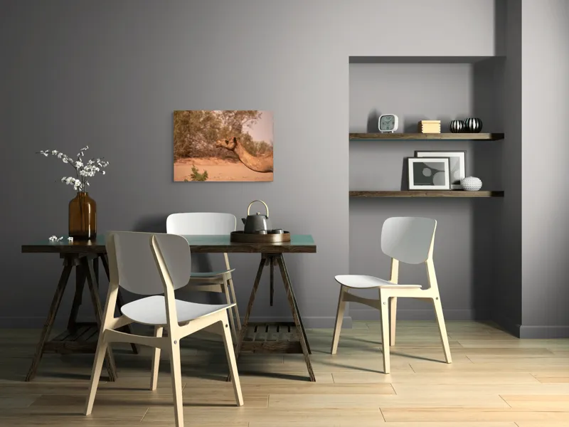 Tablou Canvas, "Cămila în deșertul arid al-amiezii", 70 x 50 cm – poza 5