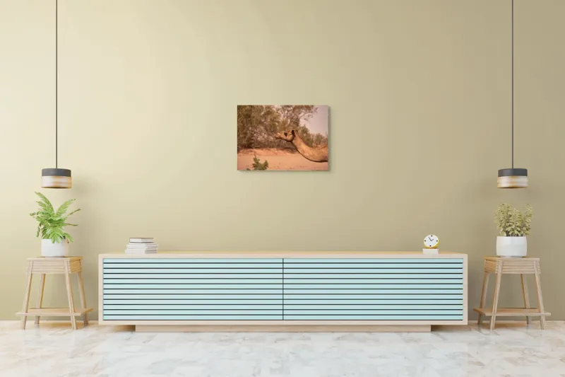 Tablou Canvas, "Cămila în deșertul arid al-amiezii", 70 x 50 cm – poza 7