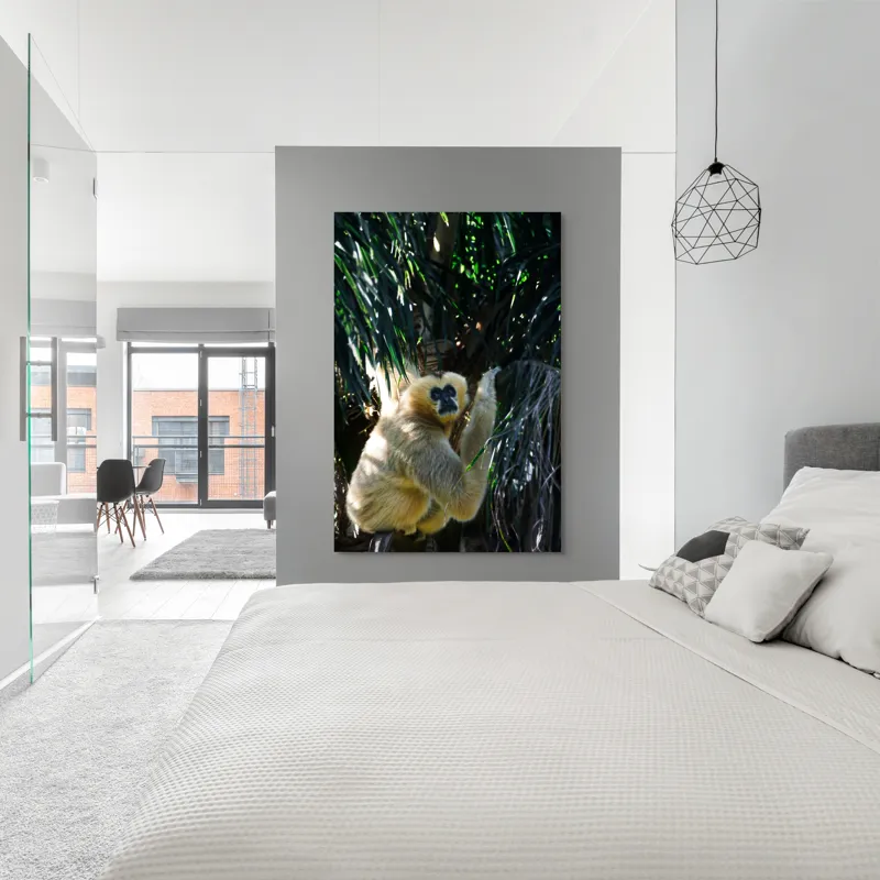 Tablou Canvas, "Maimuța gânditoare sub razele soarelui", 100 x 150 cm – poza 5