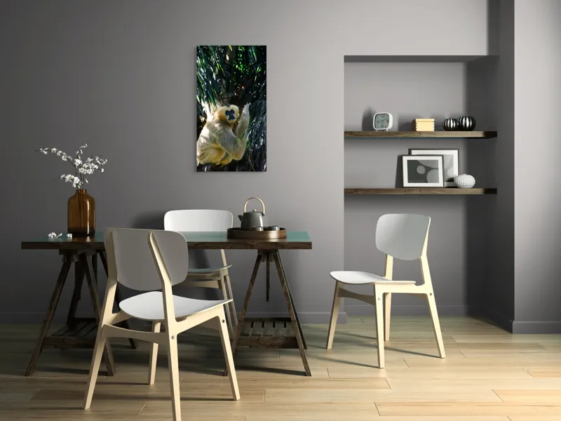 Tablou Canvas, "Maimuța gânditoare sub razele soarelui", 50 x 90 cm – poza 4