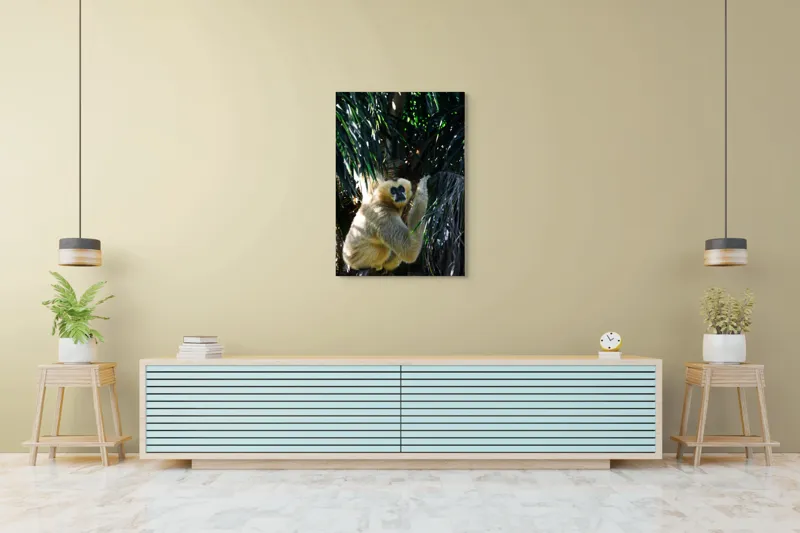 Tablou Canvas, "Maimuța gânditoare sub razele soarelui", 70 x 100 cm – poza 5