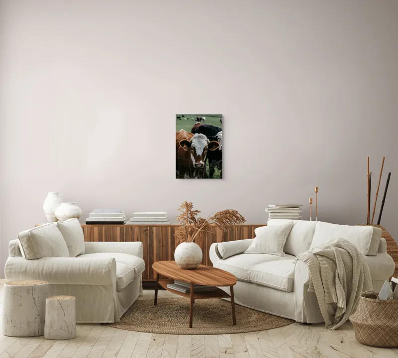 Tablou Canvas, "Curiozitatea unei vaci maro", 39 x 54 cm – poza 5