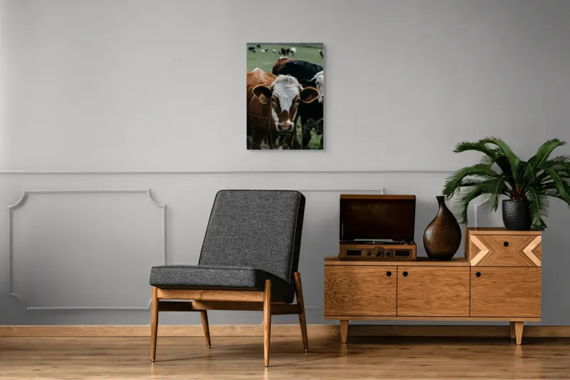 Tablou Canvas, "Curiozitatea unei vaci maro", 50 x 70 cm – poza 8