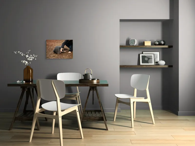 Tablou Canvas, Loialitate, Bucurie, Relaxare, Prietenie, Compatibilitate, Apreciere, Interacțiune, Natură, 54 x 39 cm – poza 6