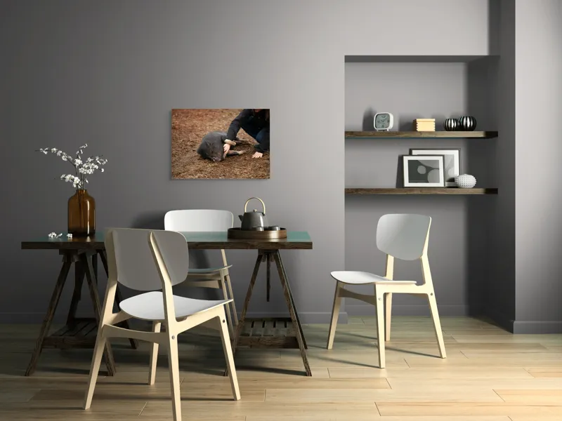 Tablou Canvas, Loialitate, Bucurie, Relaxare, Prietenie, Compatibilitate, Apreciere, Interacțiune, Natură, 70 x 50 cm – poza 5