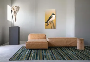 Tablou Canvas, Pasăre, Rândunică, Pene, Metal, Fundal, Natural, Ochi, Penaj, Frumusețe, Delicatețe, 50 x 90 cm – poza 5