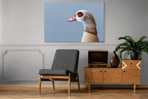 Tablou Canvas, "Gâsca în liniștea dimineții gri", 150 x 100 cm – poza 8