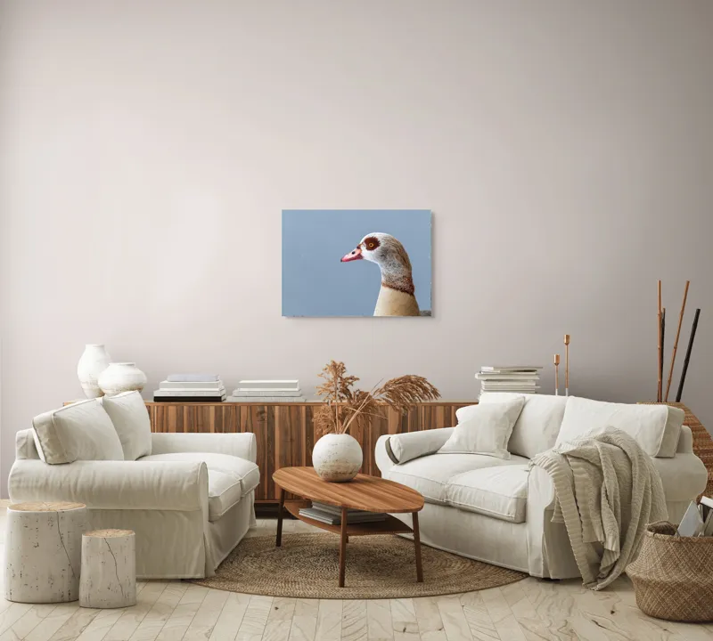 Tablou Canvas, "Gâsca în liniștea dimineții gri", 70 x 50 cm – poza 6