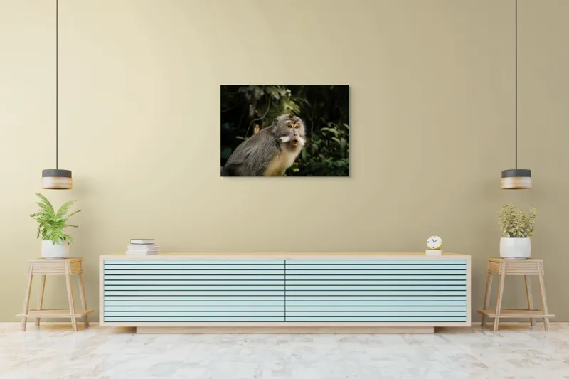 Tablou Canvas, "Maimuța în pădurea tropicală", 100 x 70 cm – poza 4