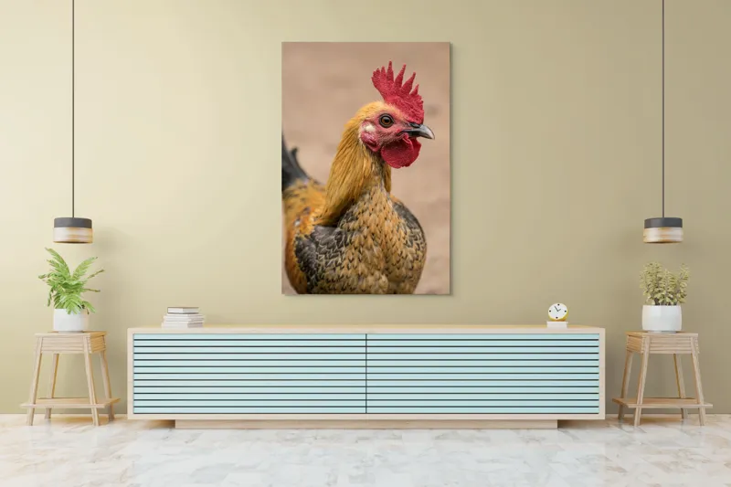 Tablou Canvas, "Cocoşul mândru al dimineţii răsăritene", 100 x 150 cm – poza 4