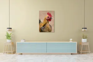 Tablou Canvas, "Cocoşul mândru al dimineţii răsăritene", 70 x 100 cm – poza 5