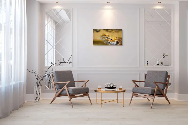 Tablou Canvas, "Dragon de nisip în deșertul arid", 90 x 50 cm – poza 7
