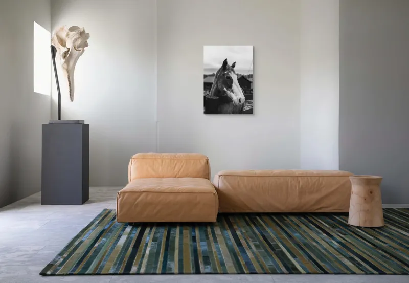 Tablou Canvas, "Calul în așteptarea libertății", 50 x 70 cm – poza 7