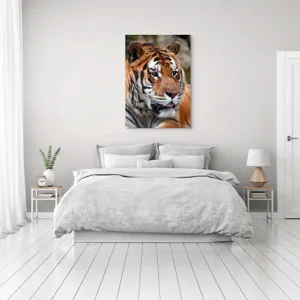 Tablou Canvas, "Tigrul din savana însorită", 70 x 100 cm – poza 3