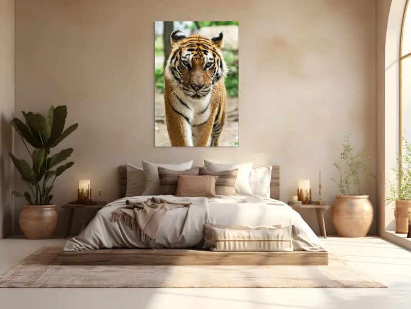 Tablou Canvas, "Tigrul în căutare de aventuri", 100 x 150 cm – poza 3