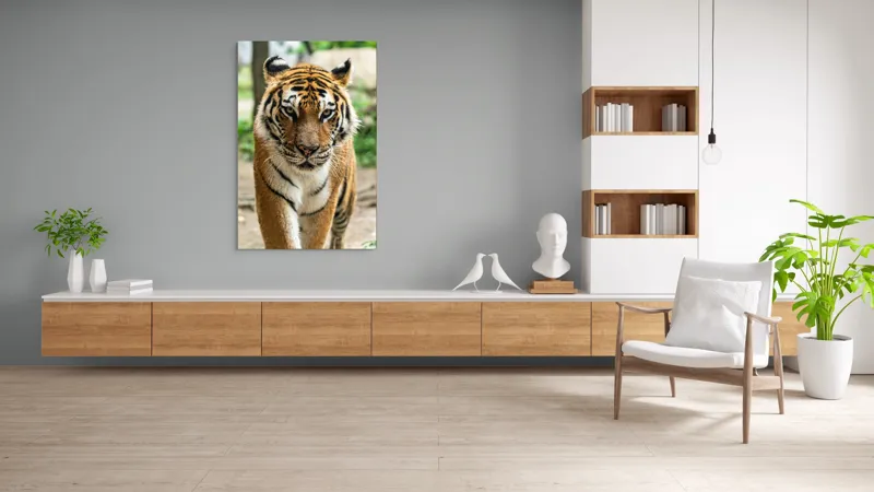 Tablou Canvas, "Tigrul în căutare de aventuri", 100 x 150 cm – poza 8