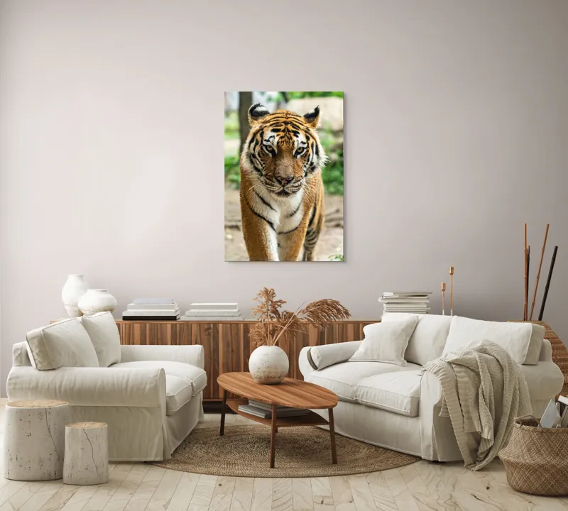 Tablou Canvas, "Tigrul în căutare de aventuri", 70 x 100 cm – poza 4