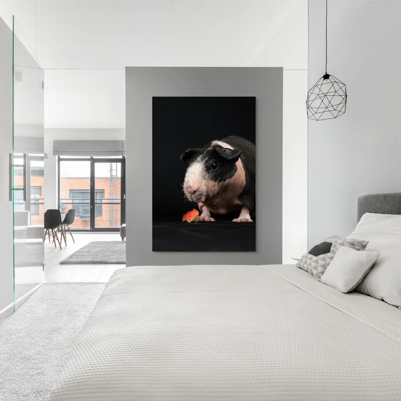 Tablou Canvas, "Porcușorul curios și felia de măr", 100 x 150 cm – poza 5