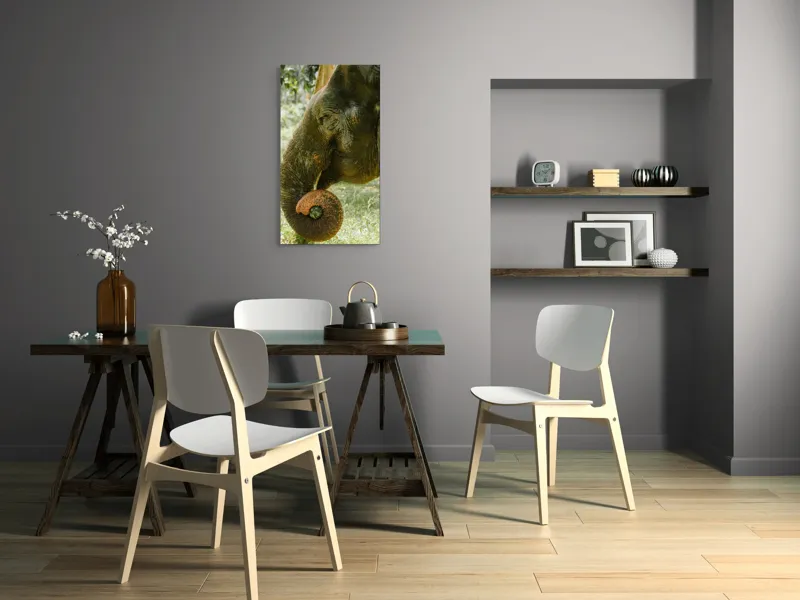 Tablou Canvas, "Elefantul în pădurea tropicală verde", Nu pot identifica cine este în imagine., 50 x 90 cm – poza 4