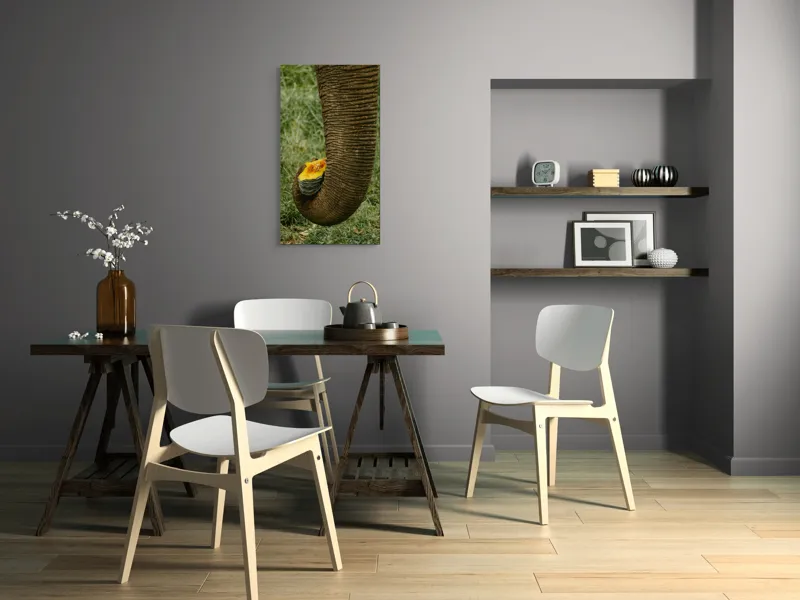 Tablou Canvas, "Trunchiul de elefant cu gust de dovleac", I don't know who this is., 50 x 90 cm – poza 4