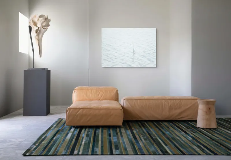 Tablou Canvas, "Egreta singuratică pe ape liniștite", Pasăre, Baltă, Liniște, Simplitate, Solitudine, Reflecție, Natură, 100 x 70 cm – poza 7